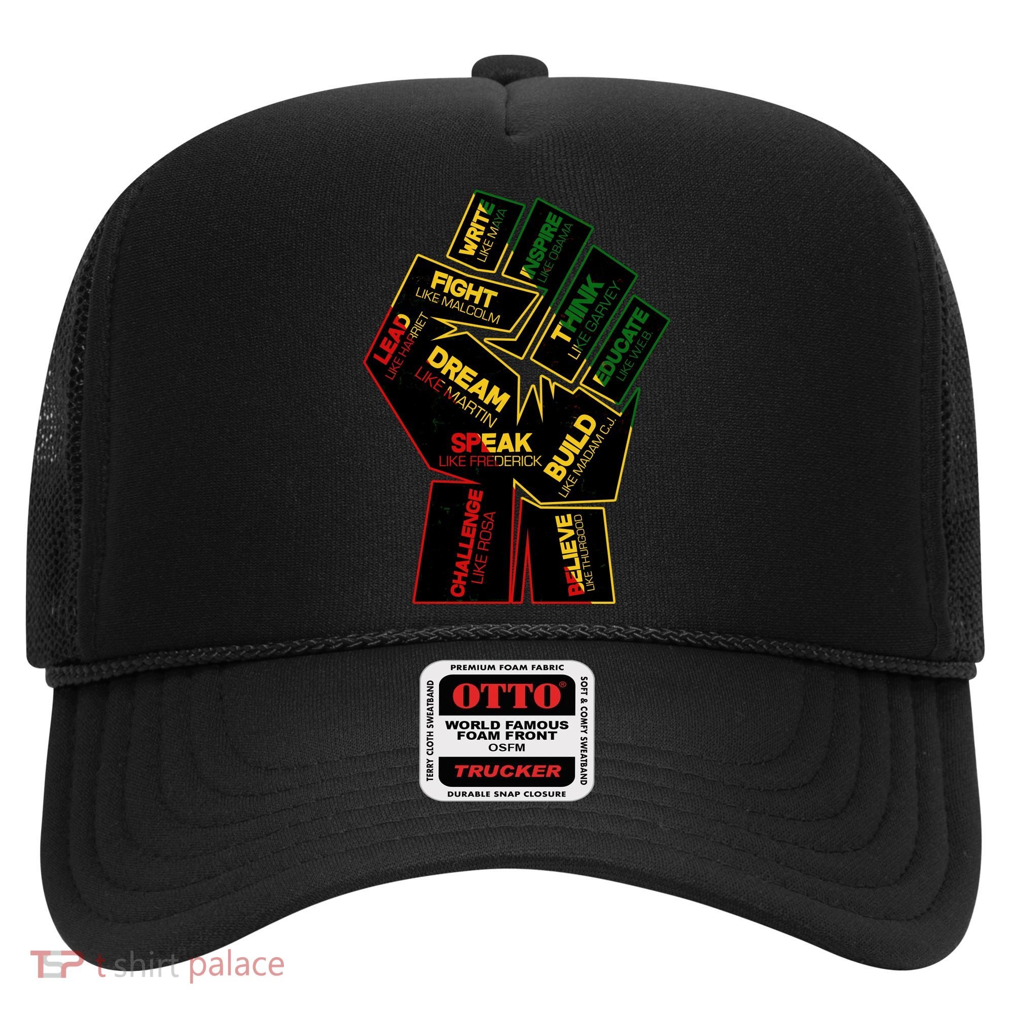 Cool Black History Month Historical Figures Protest Fist Hat