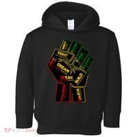 Cool Black History Month Historical Figures Protest Fist Toddler Hoodie thumb 0