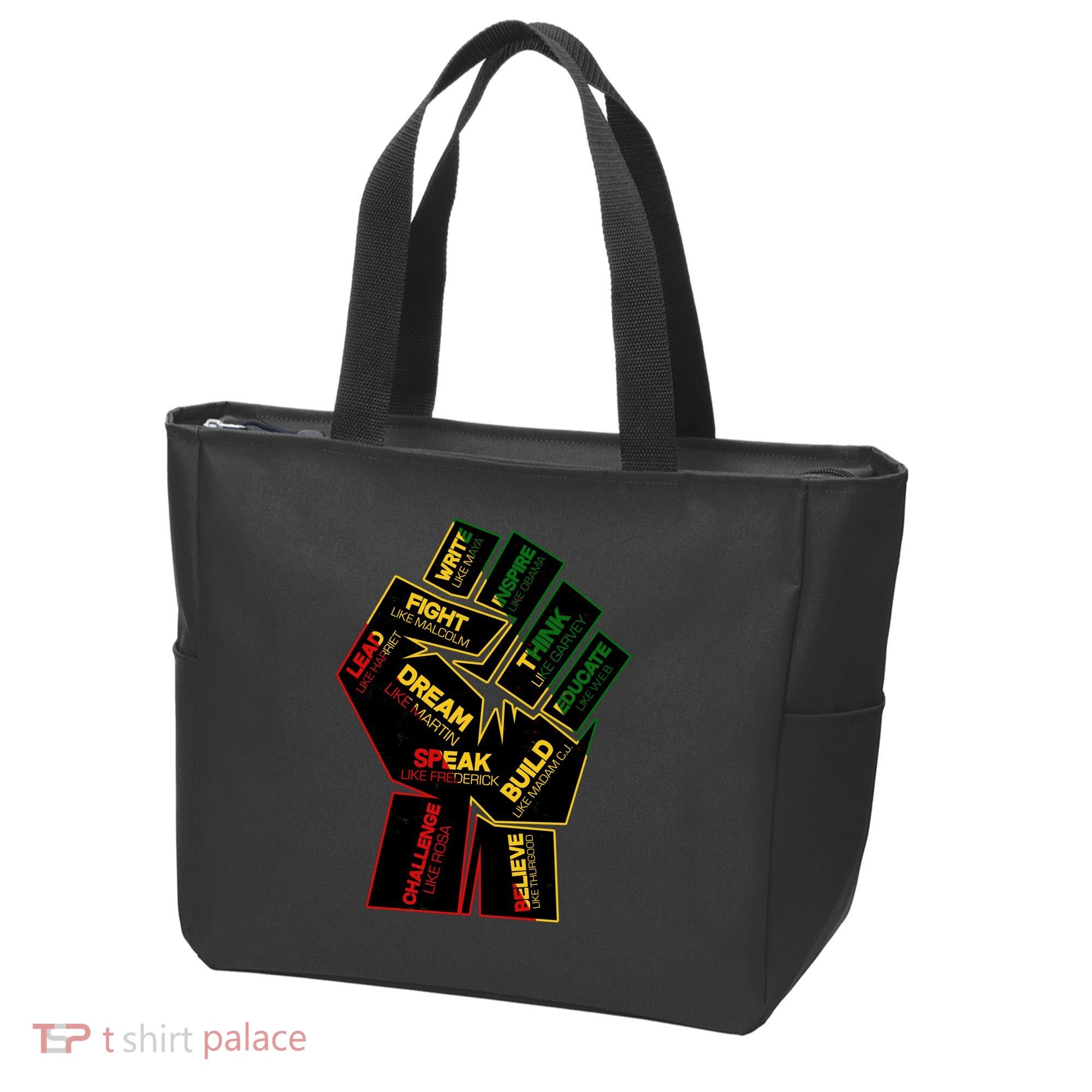 Cool Black History Month Historical Figures Protest Fist Tote Bag