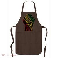 Cool Black History Month Historical Figures Protest Fist Apron thumb 0