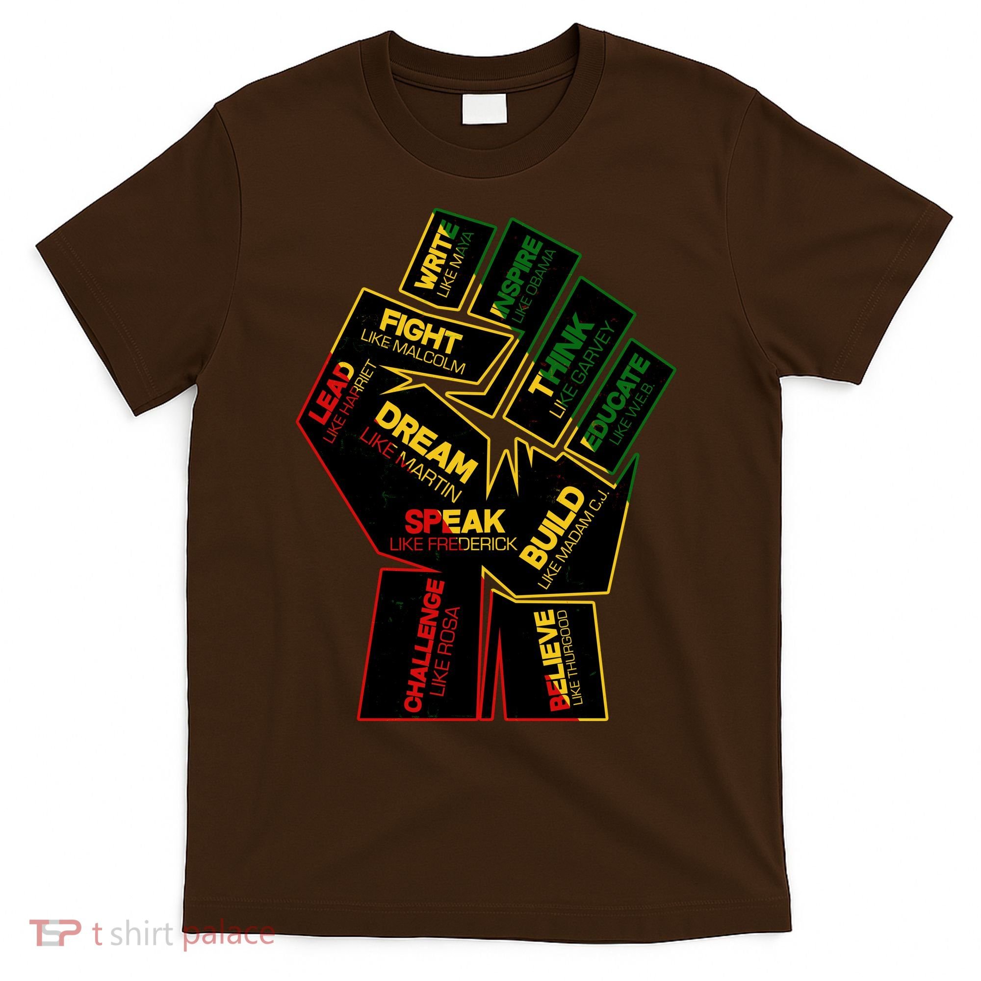 Cool Black History Month Historical Figures Protest Fist T-Shirt