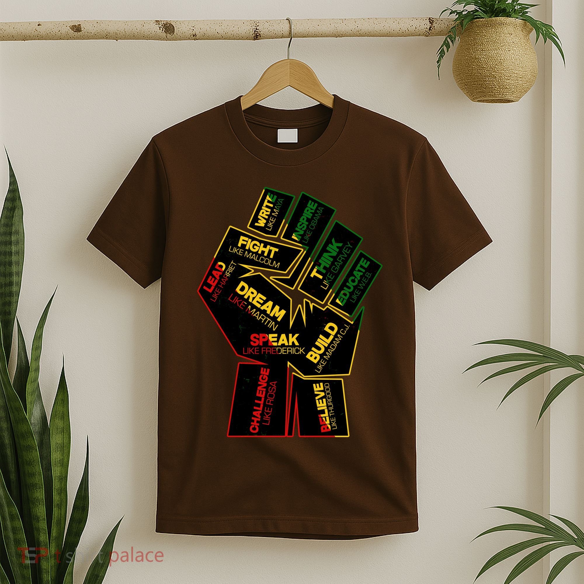 Cool Black History Month Historical Figures Protest Fist T-Shirt