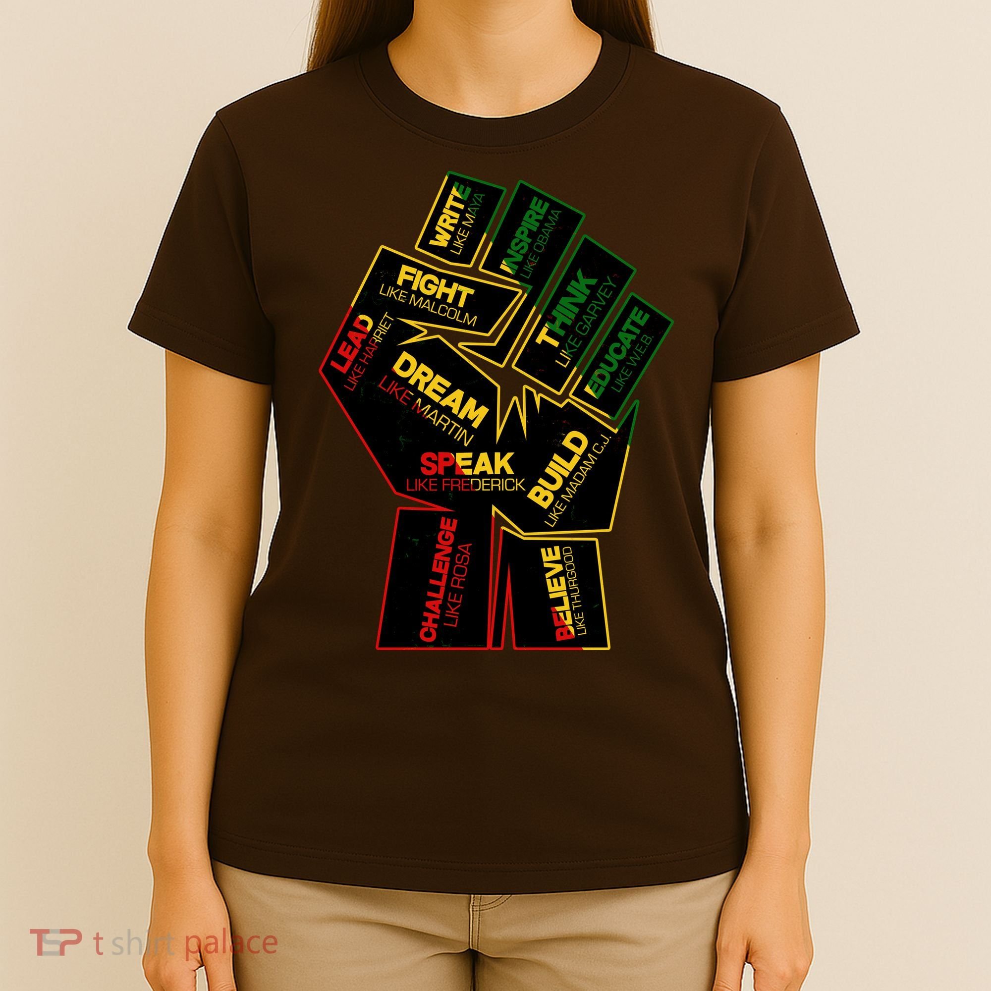 Cool Black History Month Historical Figures Protest Fist T-Shirt
