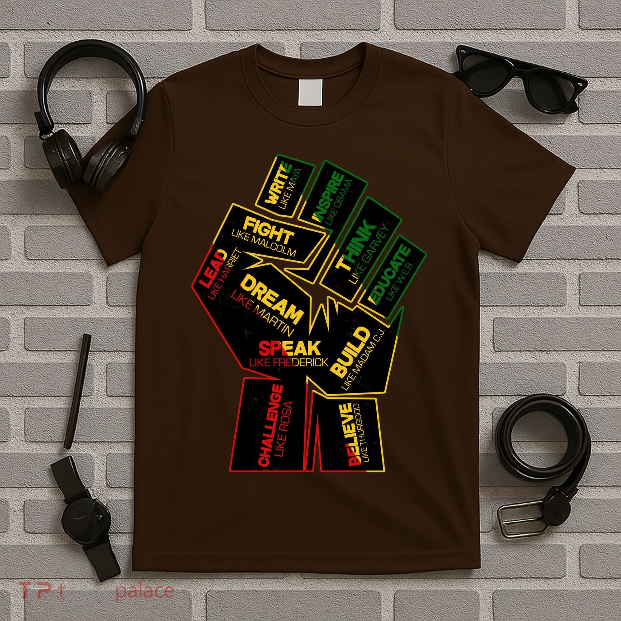 Cool Black History Month Historical Figures Protest Fist T-Shirt