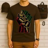 Cool Black History Month Historical Figures Protest Fist T-Shirt thumb 6