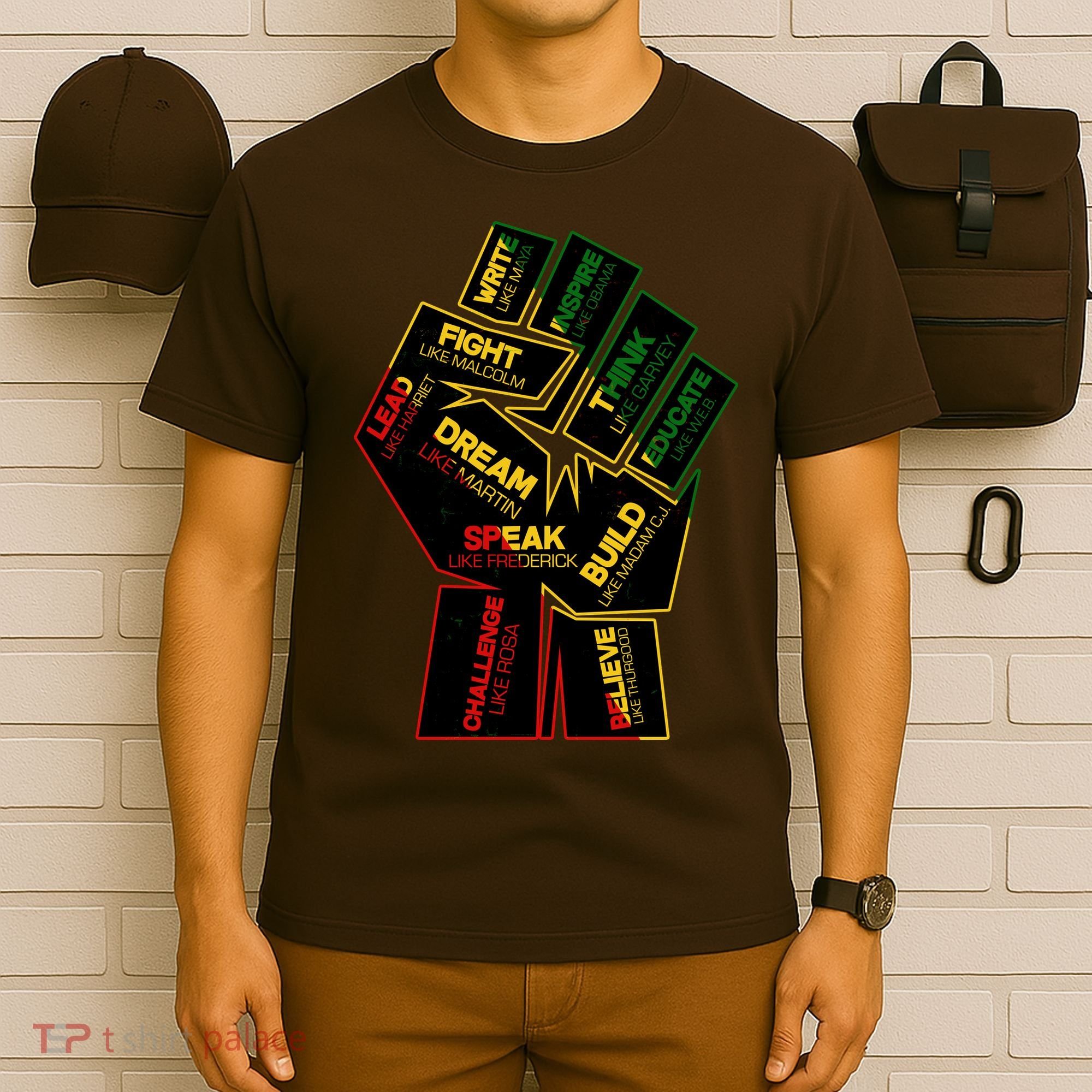 Cool Black History Month Historical Figures Protest Fist T-Shirt