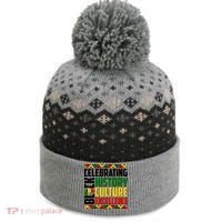 Celebrating Black History Culture Excellence The Baniff Cuffed Pom Beanie thumb 0