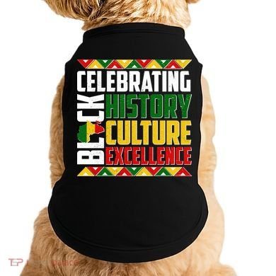 Celebrating Black History Culture Excellence Doggie Tank