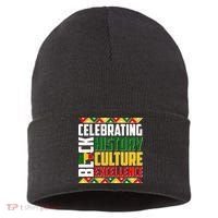 Celebrating Black History Culture Excellence Sustainable Knit Beanie thumb 0