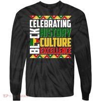 Celebrating Black History Culture Excellence Tie-Dye Long Sleeve Shirt thumb 0