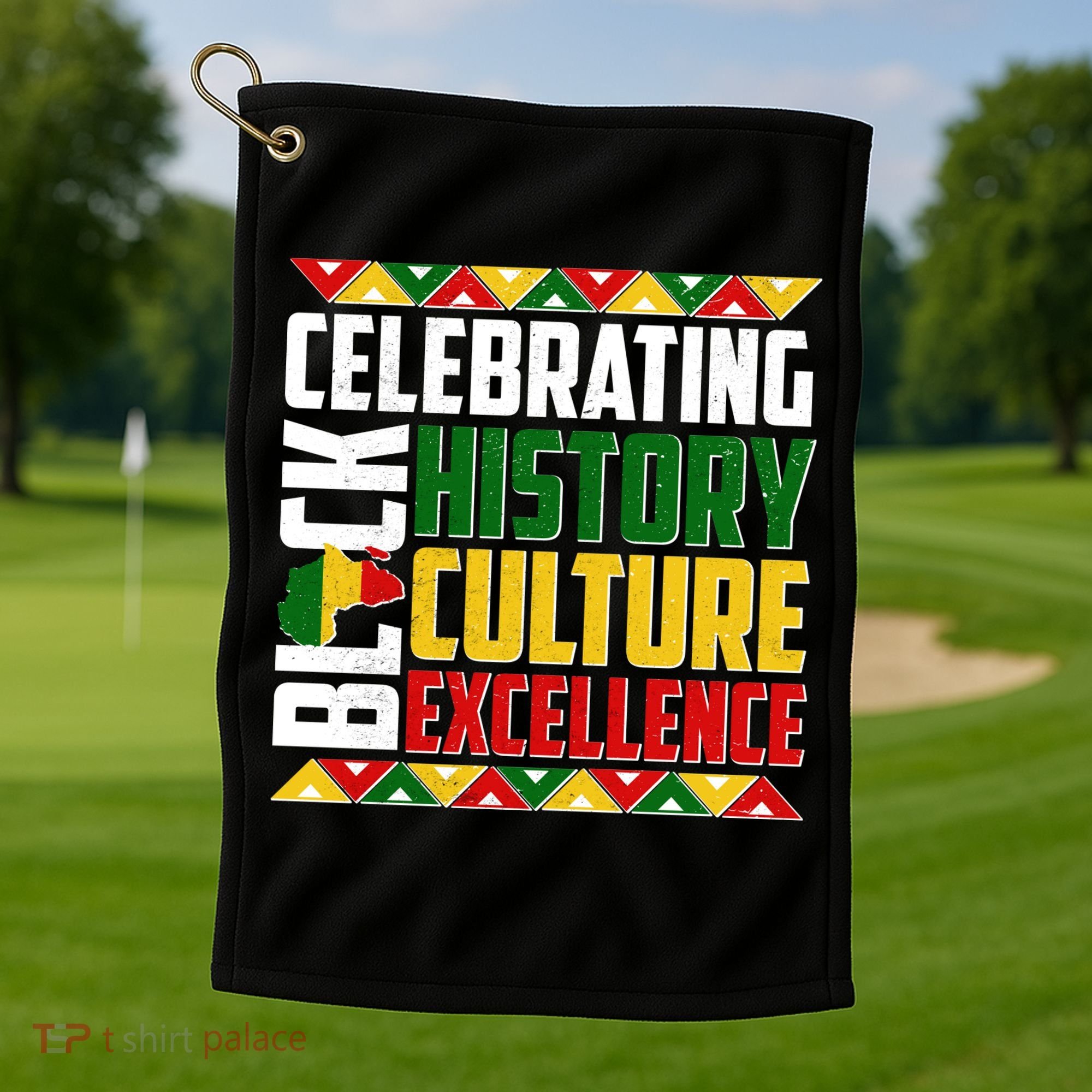 Celebrating Black History Culture Excellence Golf Towel