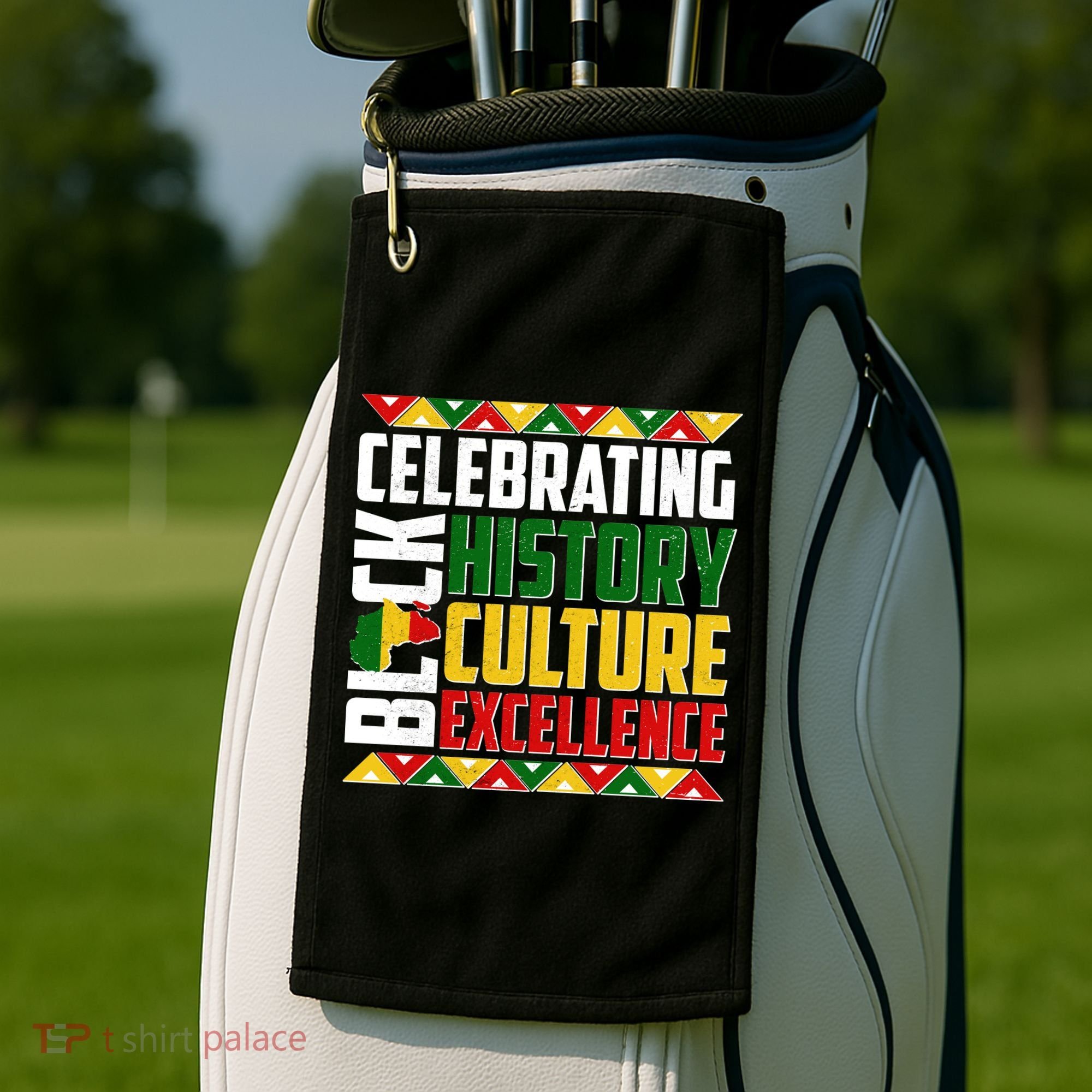 Celebrating Black History Culture Excellence Golf Towel