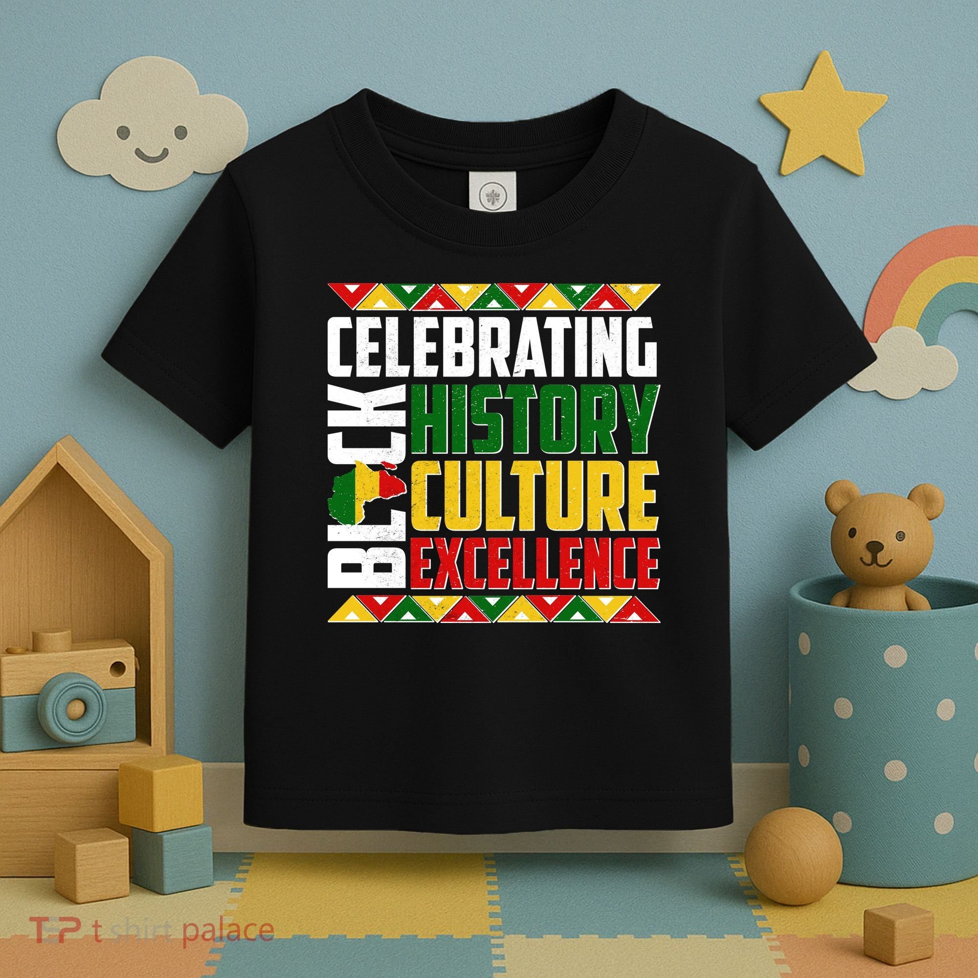 Celebrating Black History Culture Excellence Toddler T-Shirt