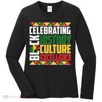 Celebrating Black History Culture Excellence Women's Long Sleeve Shirt thumb 0