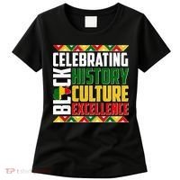 Celebrating Black History Culture Excellence Women's T-Shirt thumb 0