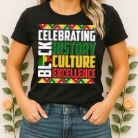 Celebrating Black History Culture Excellence Women's T-Shirt thumb 2