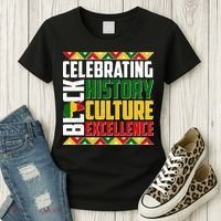 Celebrating Black History Culture Excellence Women's T-Shirt thumb 3