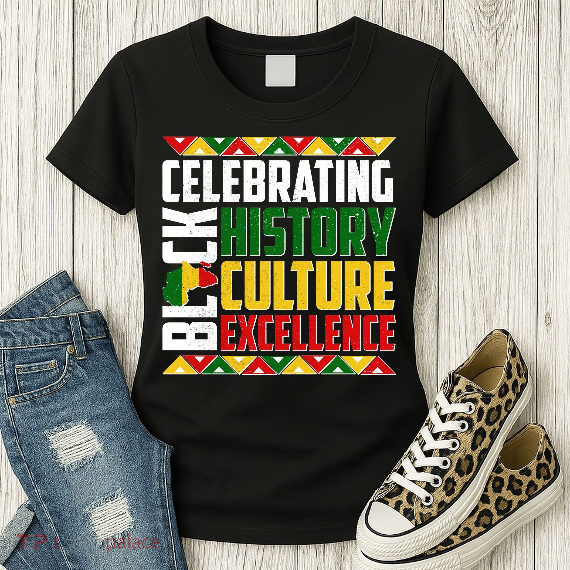 Celebrating Black History Culture Excellence Women's T-Shirt