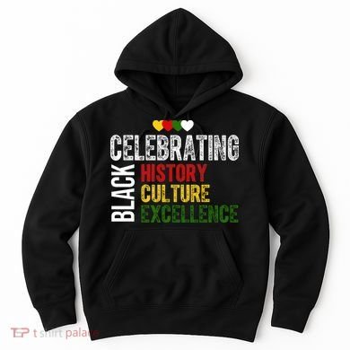 Celebrating Black History Month Afro African Hoodie