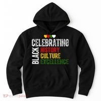 Celebrating Black History Month Afro African Hoodie thumb 0