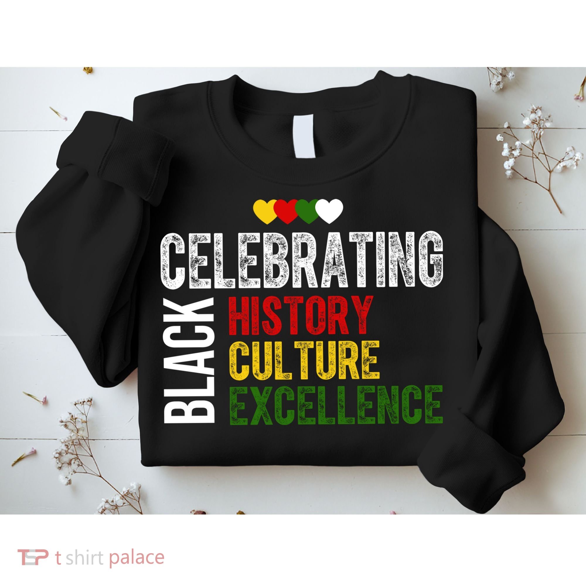 Celebrating Black History Month Afro African Sweatshirt