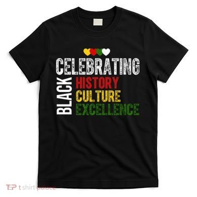 Celebrating Black History Month Afro African T-Shirt