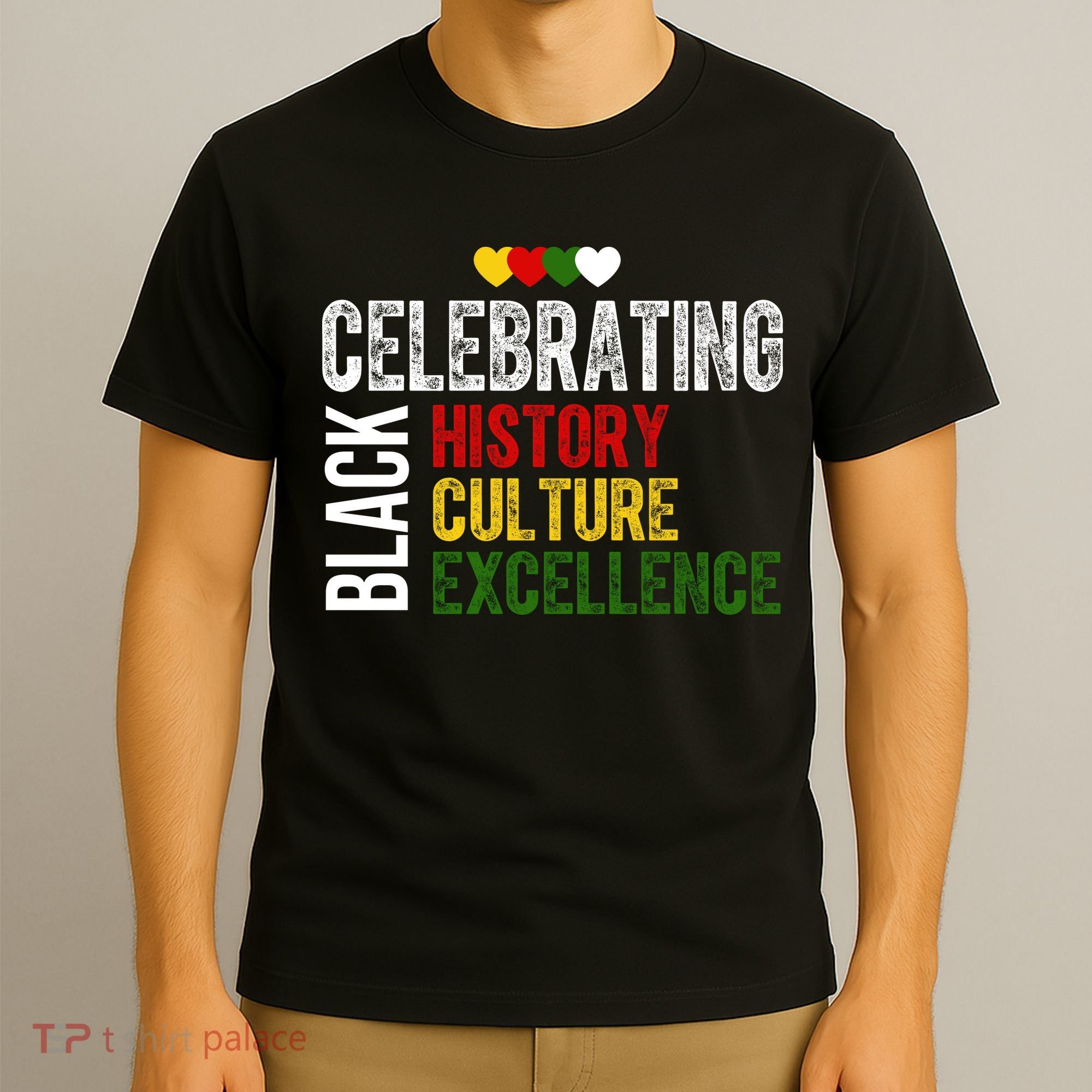 Celebrating Black History Month Afro African T-Shirt
