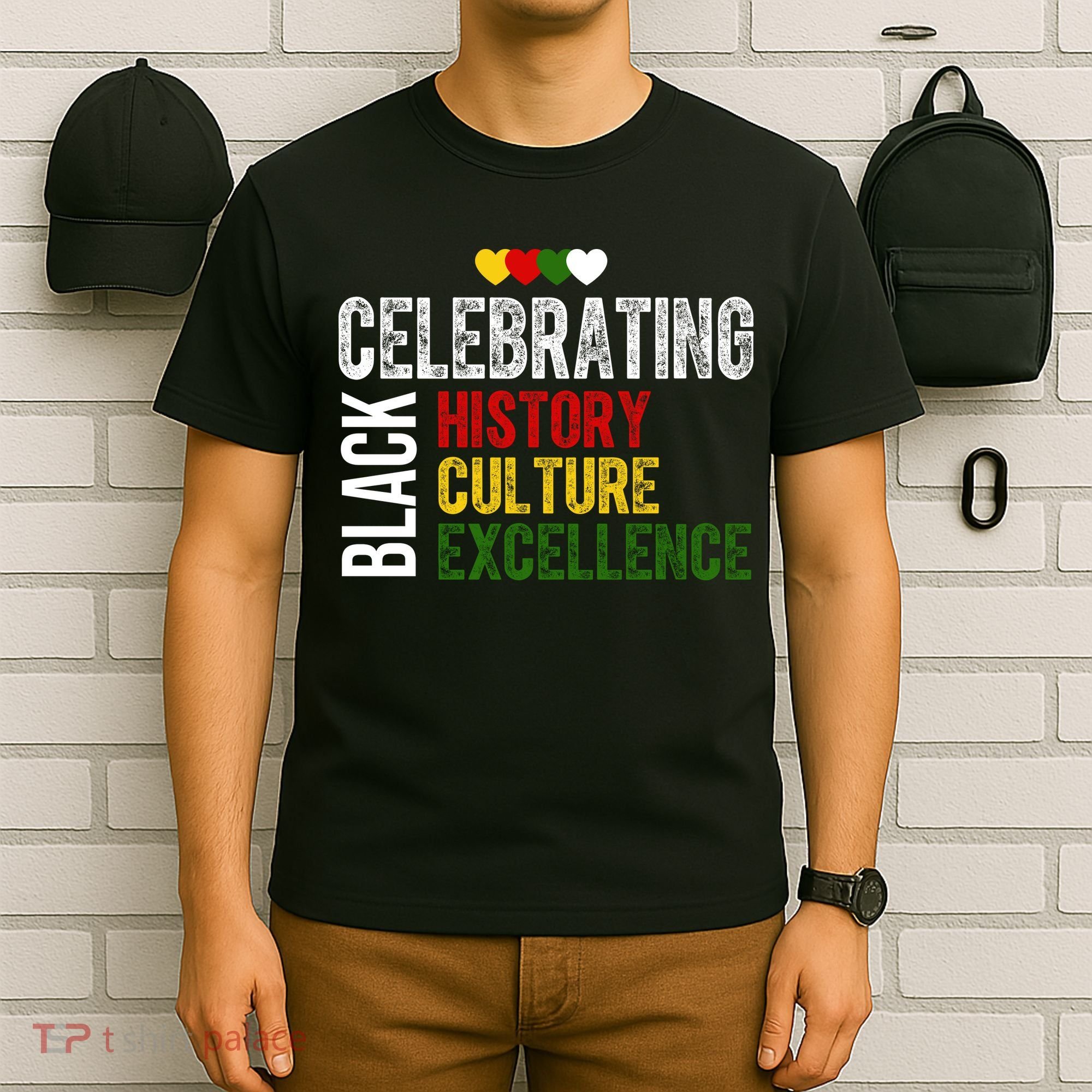 Celebrating Black History Month Afro African T-Shirt