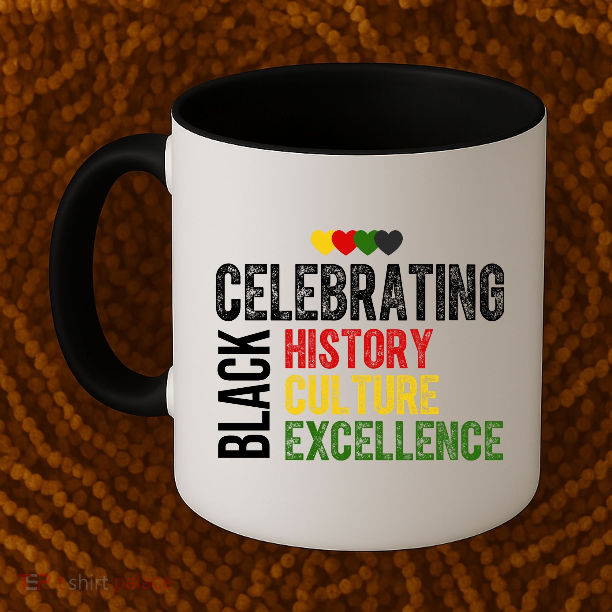 Celebrating Black History Month Afro African Coffee Mug