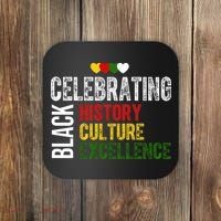 Celebrating Black History Month Afro African Coaster thumb 0