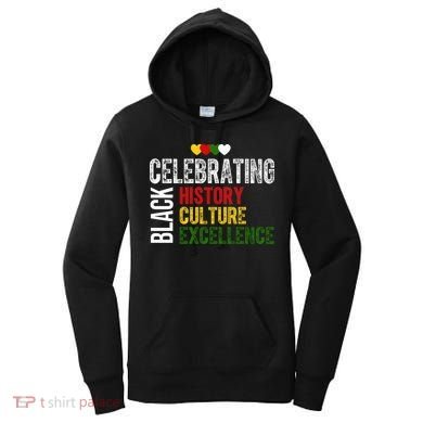 Celebrating Black History Month Afro African Women's Hoodie