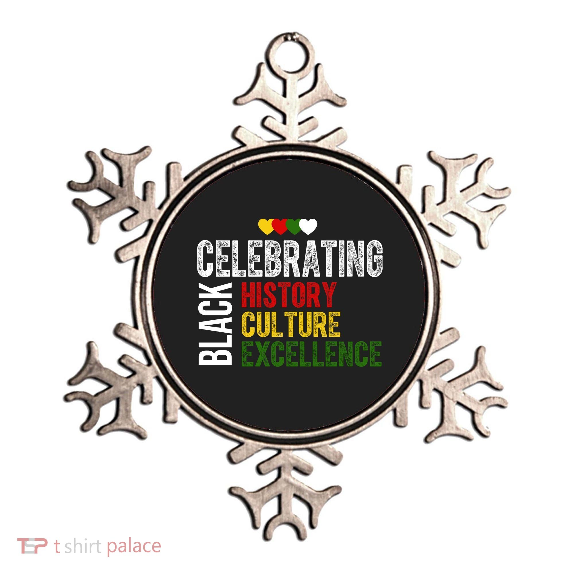 Celebrating Black History Month Afro African Ornament