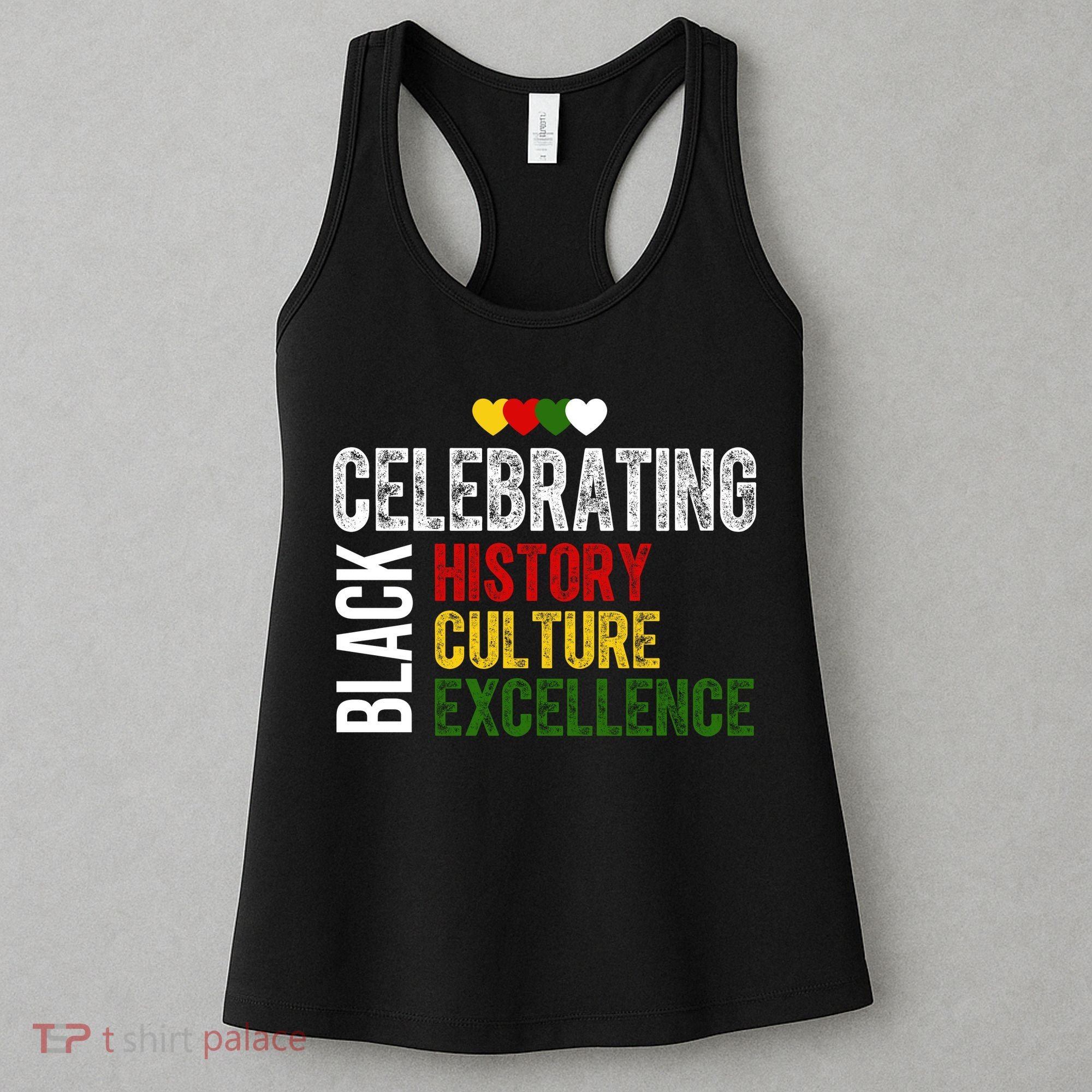 Celebrating Black History Month Afro African Women's Tank Top