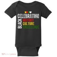 Celebrating Black History Month Afro African Baby Bodysuit thumb 0