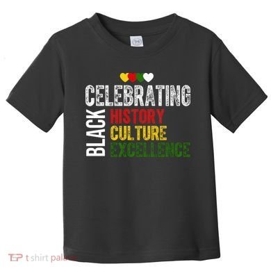 Celebrating Black History Month Afro African Toddler T-Shirt
