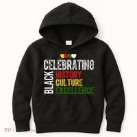 Celebrating Black History Month Afro African Kids Hoodie thumb 0