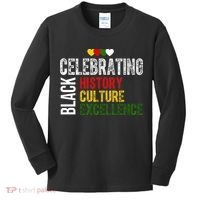 Celebrating Black History Month Afro African Kids Long Sleeve Shirt thumb 0