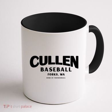 Cullen Baseball Home Of Thunderball Forks Washington Gift Coffee Mug back
