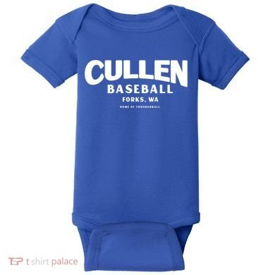 Cullen Baseball Home Of Thunderball Forks Washington Gift Baby Bodysuit