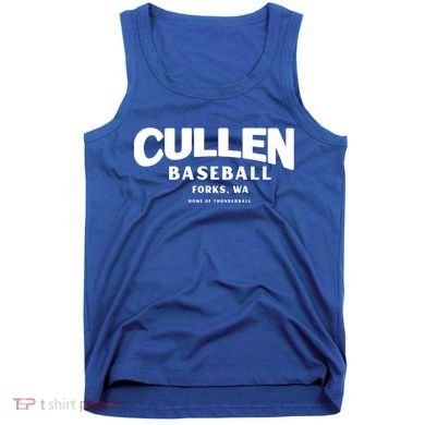 Cullen Baseball Home Of Thunderball Forks Washington Gift Tank Top