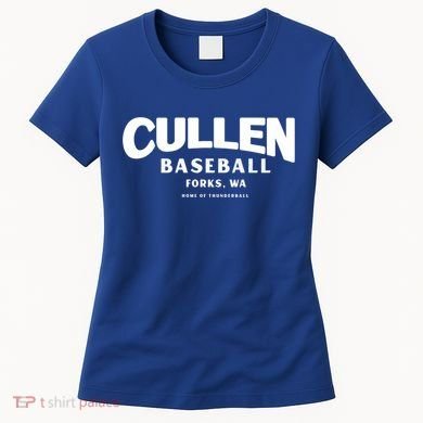 Cullen Baseball Home Of Thunderball Forks Washington Gift Women's T-Shirt