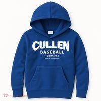 Cullen Baseball Home Of Thunderball Forks Washington Gift Kids Hoodie thumb 0