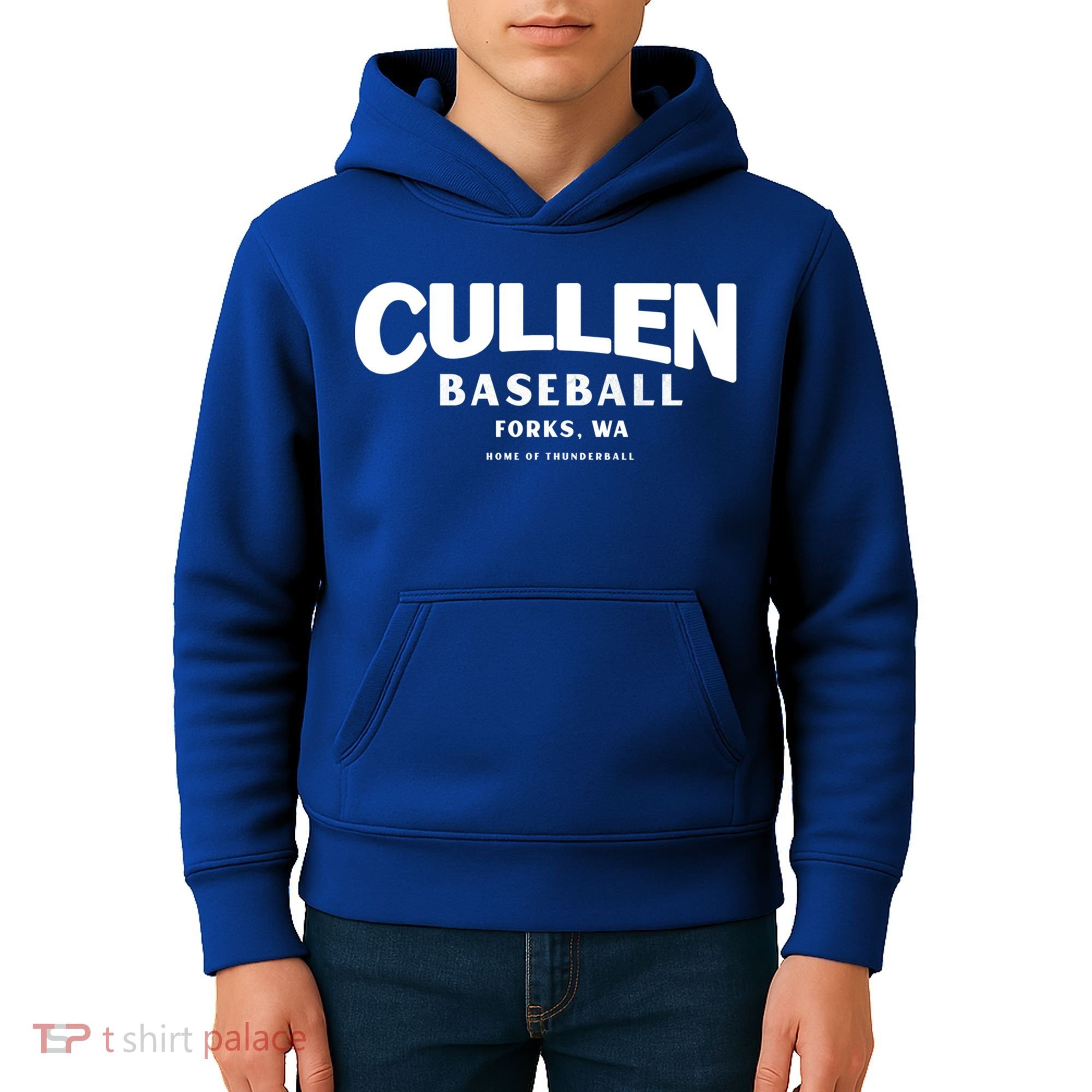 Cullen Baseball Home Of Thunderball Forks Washington Gift Kids Hoodie