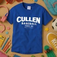 Cullen Baseball Home Of Thunderball Forks Washington Gift Kids T-Shirt thumb 3