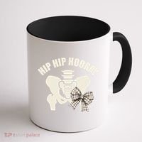 Coquette Bow Hip Hip Hooray Hip Replacement Physical Coffee Mug thumb 1