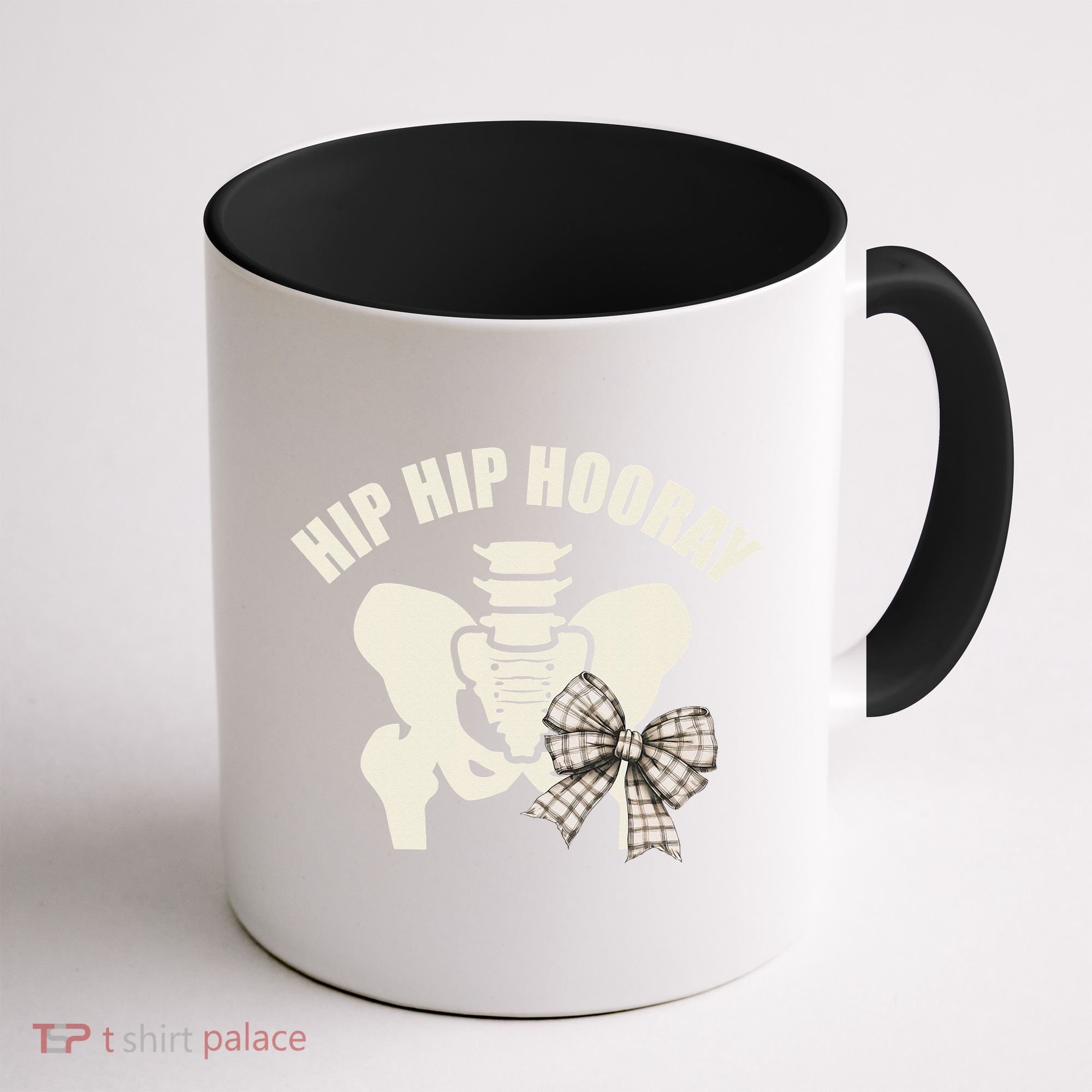 Coquette Bow Hip Hip Hooray Hip Replacement Physical Coffee Mug