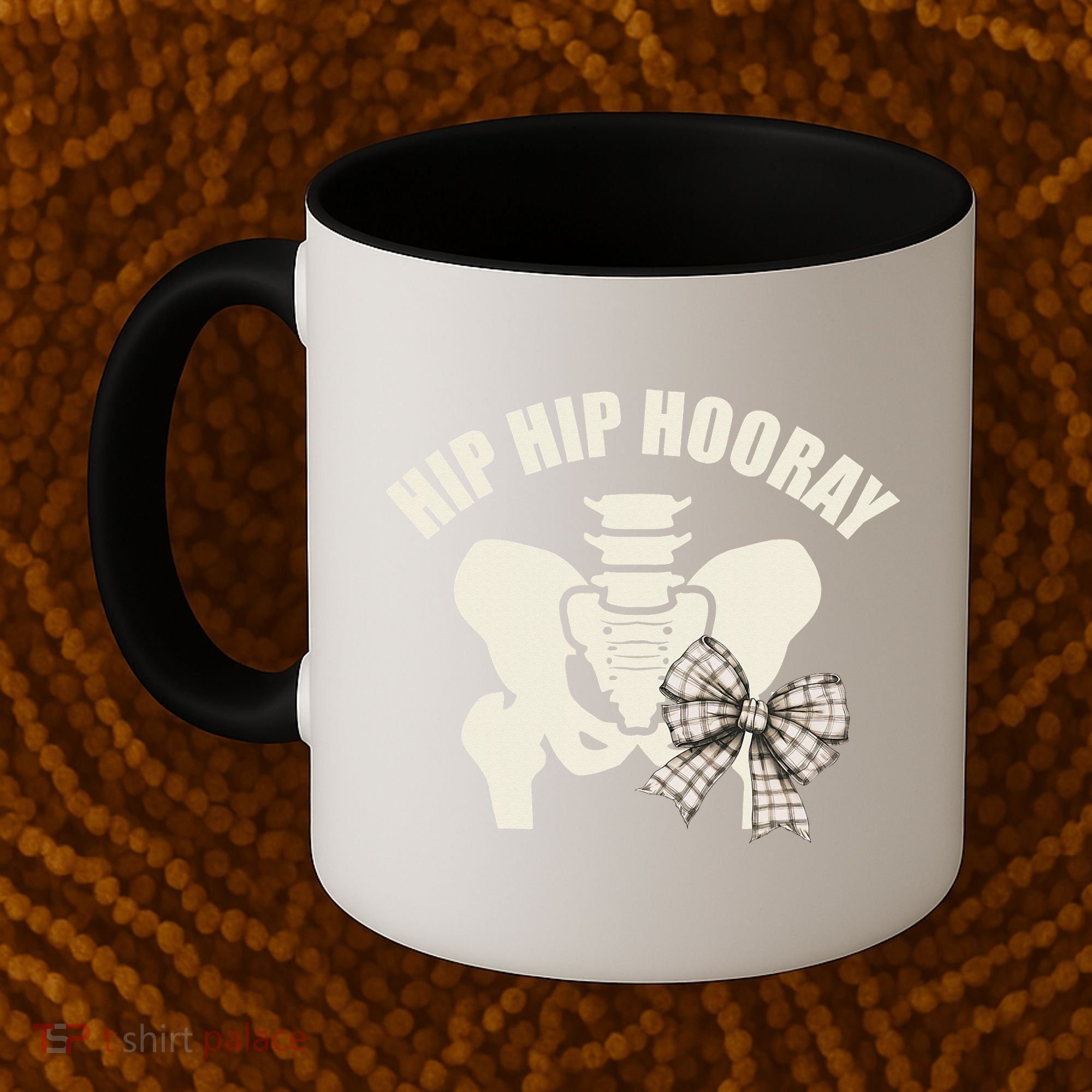 Coquette Bow Hip Hip Hooray Hip Replacement Physical Coffee Mug