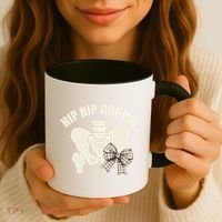 Coquette Bow Hip Hip Hooray Hip Replacement Physical Coffee Mug thumb 3