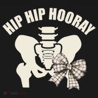 Coquette Bow Hip Hip Hooray Hip Replacement Physical Pajama Set thumb 2