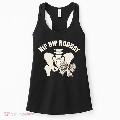 Coquette Bow Hip Hip Hooray Hip Replacement Physical Women's Tank Top